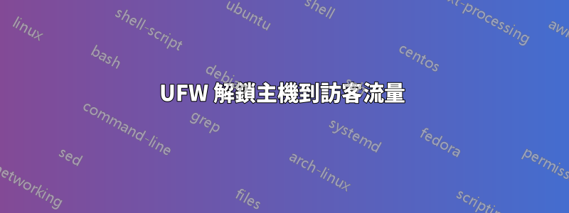 UFW 解鎖主機到訪客流量