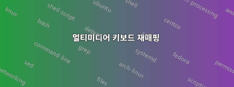 멀티미디어 키보드 재매핑