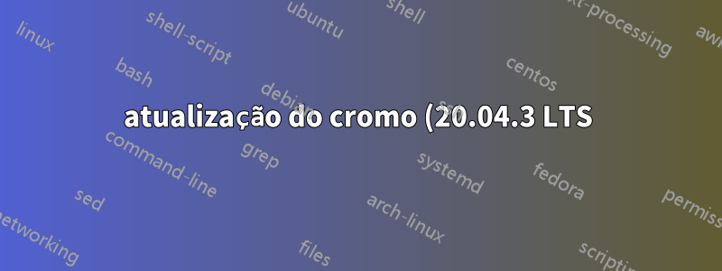 atualização do cromo (20.04.3 LTS)