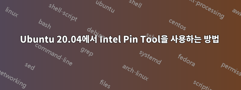 Ubuntu 20.04에서 Intel Pin Tool을 사용하는 방법