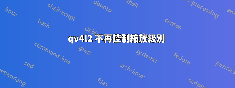 qv4l2 不再控制縮放級別