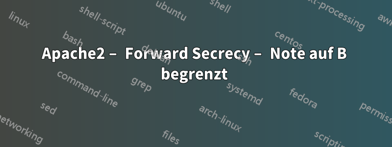 Apache2 – Forward Secrecy – Note auf B begrenzt