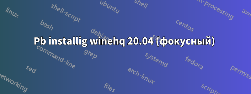 Pb installig winehq 20.04 (фокусный)