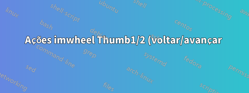 Ações imwheel Thumb1/2 (voltar/avançar) não funcionam