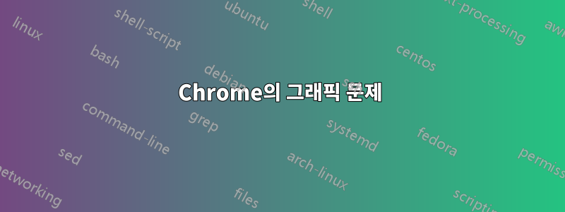 Chrome의 그래픽 문제