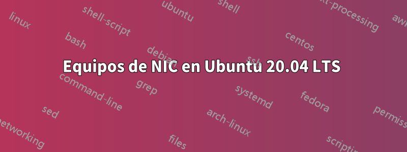 Equipos de NIC en Ubuntu 20.04 LTS