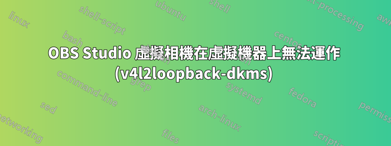 OBS Studio 虛擬相機在虛擬機器上無法運作 (v4l2loopback-dkms)