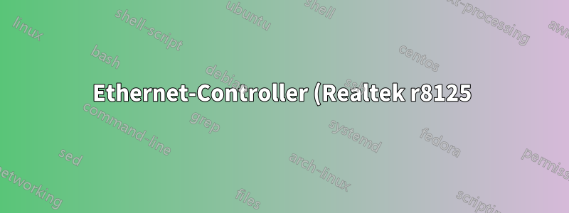 Ethernet-Controller (Realtek r8125) funktioniert nicht mit Kernel 5.15