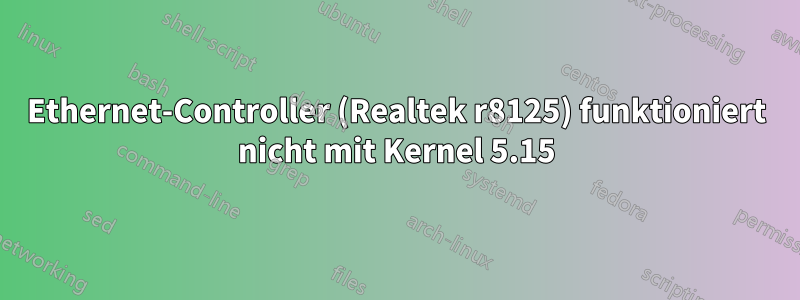 Ethernet-Controller (Realtek r8125) funktioniert nicht mit Kernel 5.15