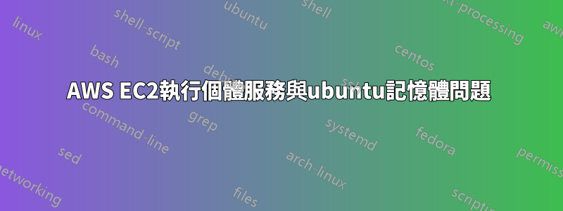 AWS EC2執行個體服務與ubuntu記憶體問題