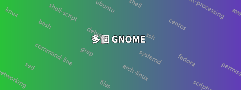 多個 GNOME 