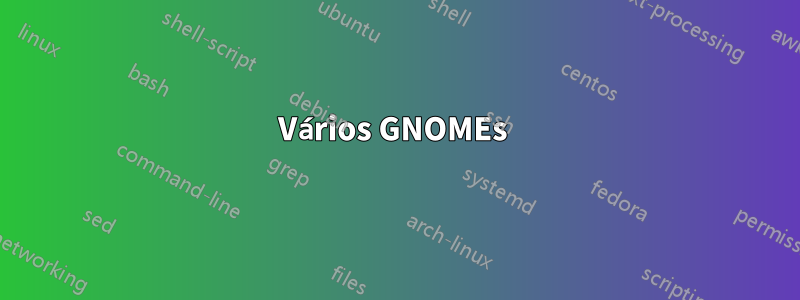 Vários GNOMEs 