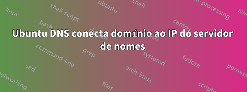 Ubuntu DNS conecta domínio ao IP do servidor de nomes