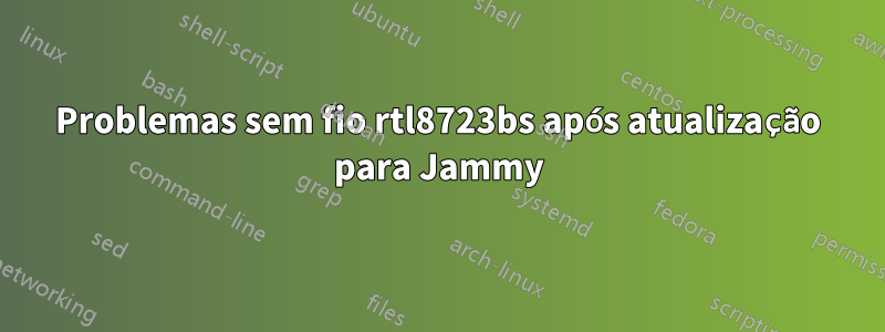 Problemas sem fio rtl8723bs após atualização para Jammy