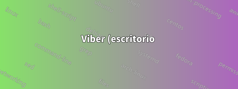 Viber (escritorio) no funciona en Ubuntu 22.04 LTS