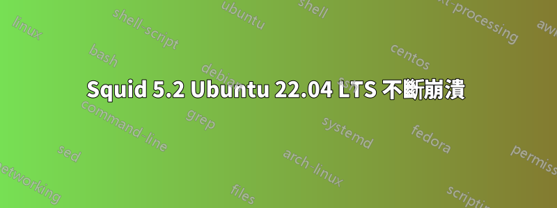 Squid 5.2 Ubuntu 22.04 LTS 不斷崩潰