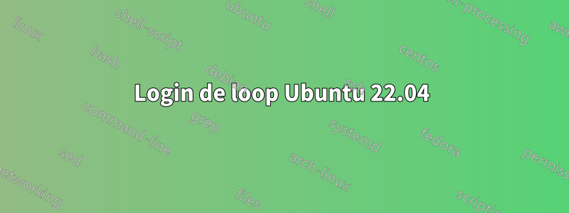 Login de loop Ubuntu 22.04