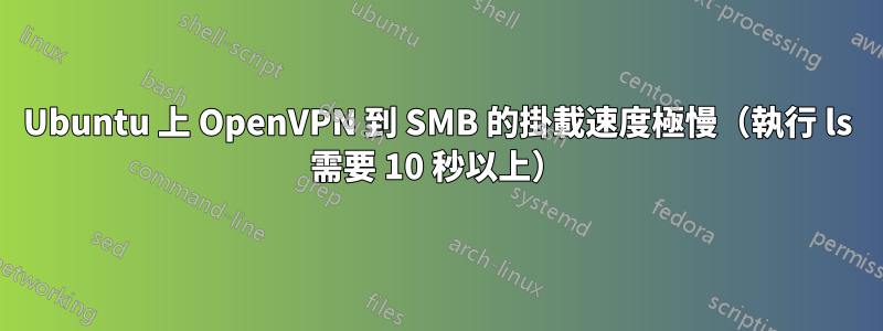 Ubuntu 上 OpenVPN 到 SMB 的掛載速度極慢（執行 ls 需要 10 秒以上）