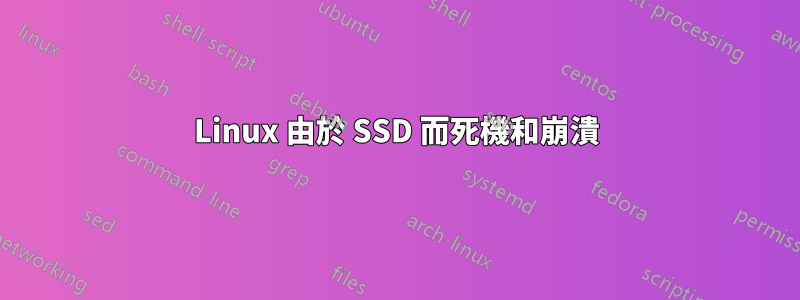 Linux 由於 SSD 而死機和崩潰