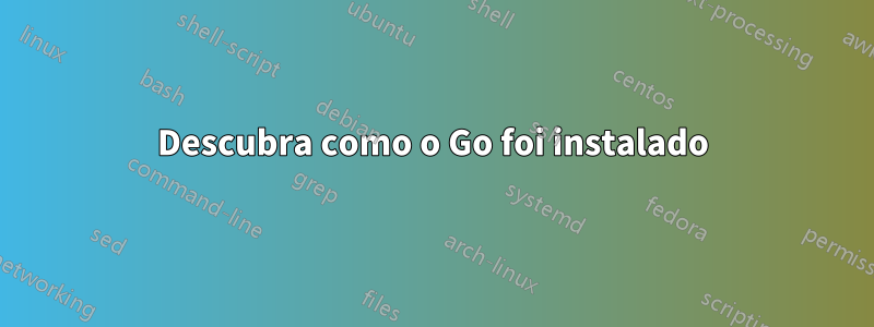 Descubra como o Go foi instalado