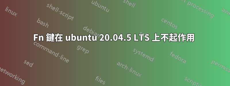 Fn 鍵在 ubuntu 20.04.5 LTS 上不起作用