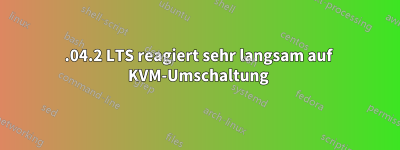 22.04.2 LTS reagiert sehr langsam auf KVM-Umschaltung