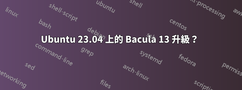 Ubuntu 23.04 上的 Bacula 13 升級？