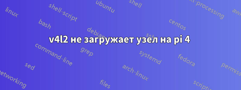 v4l2 не загружает узел на pi 4