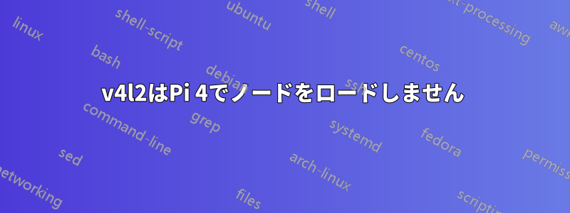 v4l2はPi 4でノードをロードしません