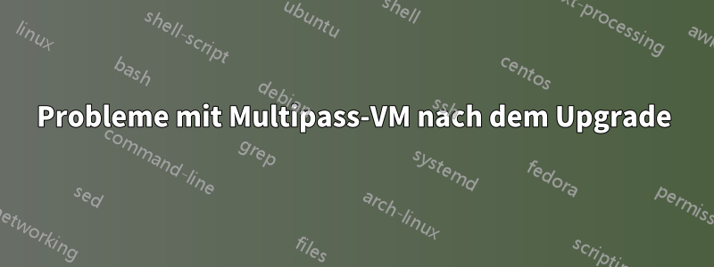 Probleme mit Multipass-VM nach dem Upgrade