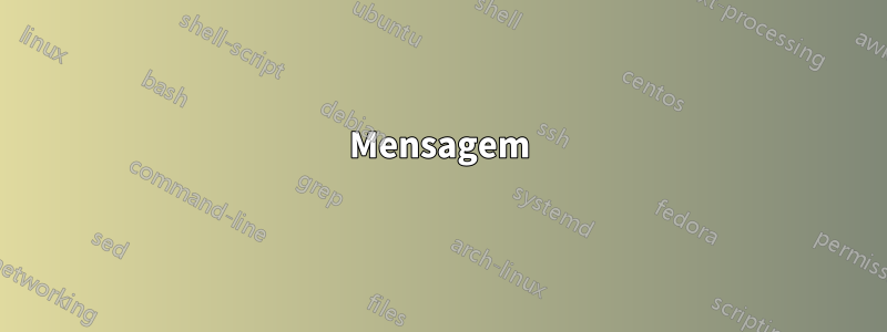 Mensagem