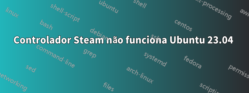 Controlador Steam não funciona Ubuntu 23.04