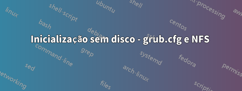 Inicialização sem disco - grub.cfg e NFS