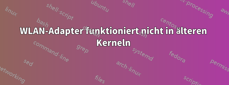 WLAN-Adapter funktioniert nicht in älteren Kerneln