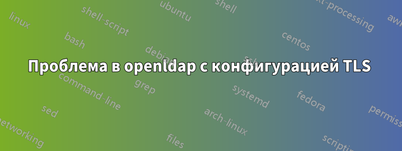 Проблема в openldap с конфигурацией TLS
