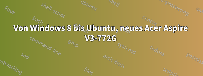 Von Windows 8 bis Ubuntu, neues Acer Aspire V3-772G