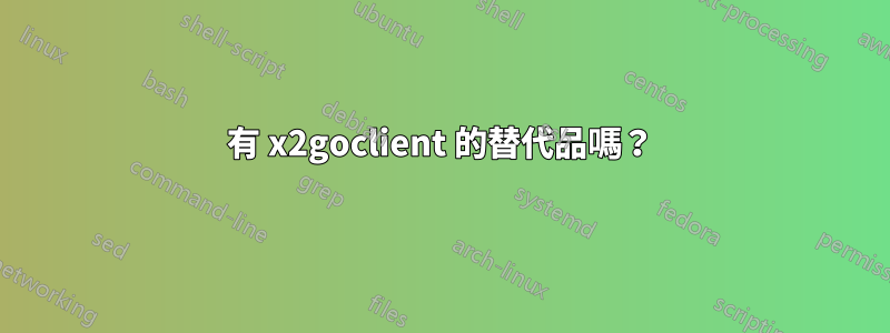 有 x2goclient 的替代品嗎？