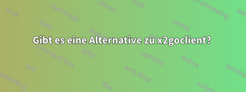 Gibt es eine Alternative zu x2goclient?