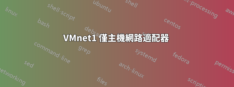 VMnet1 僅主機網路適配器