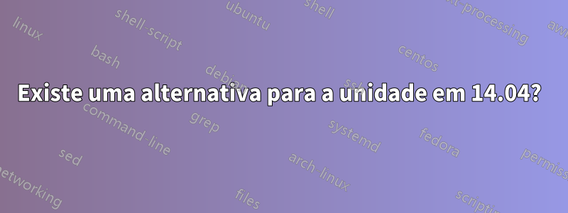 Existe uma alternativa para a unidade em 14.04? 