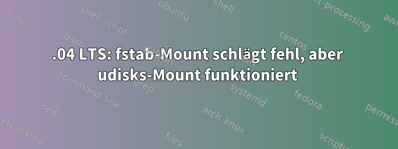 12.04 LTS: fstab-Mount schlägt fehl, aber udisks-Mount funktioniert