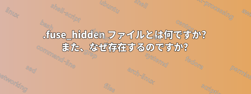 .fuse_hidden ファイルとは何ですか? また、なぜ存在するのですか?