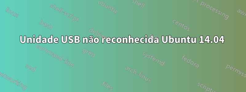 Unidade USB não reconhecida Ubuntu 14.04