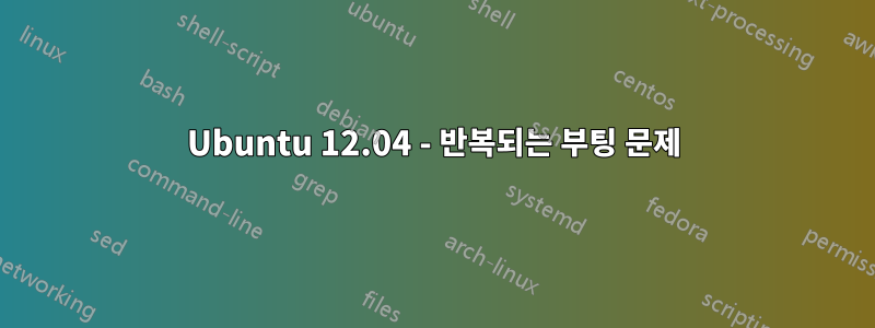 Ubuntu 12.04 - 반복되는 부팅 문제