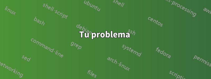 Tu problema