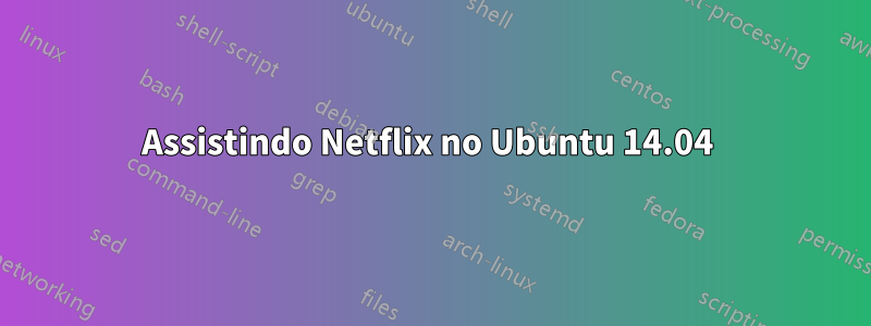 Assistindo Netflix no Ubuntu 14.04 