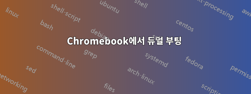 Chromebook에서 듀얼 부팅