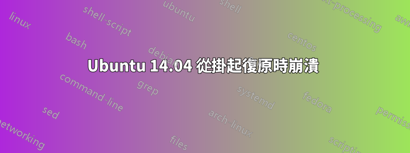 Ubuntu 14.04 從掛起復原時崩潰