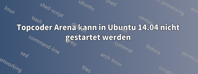 Topcoder Arena kann in Ubuntu 14.04 nicht gestartet werden