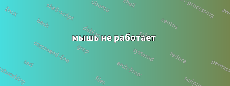 мышь не работает